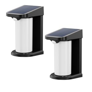 Juego de 2 luces de pared con sensor solar 100lm lusty