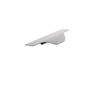 Tirador embutir vector gris cepillado largo long. 147 mm.