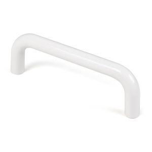 Tirador abs 96mm blanco brillo, lote de 50
