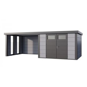 Caseta jardin nh8 c ap grande ventana izquierda | gris claro | novo habitat