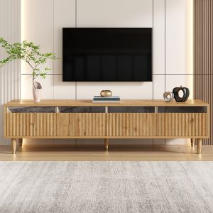 Mueble para tv,efecto madera,mdf+acrílico,natural