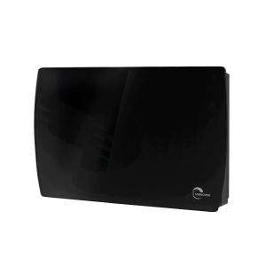 Radiador eléctrico mural de vidrio sorimo nf 1500 w negro sannover