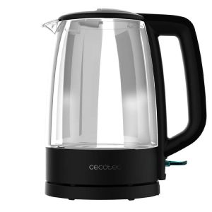Cecotec hervidor eléctrico de agua de 1,7 l thermosense 320 clear. 2200w