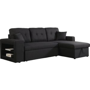 Sofá rinconera tela bouclette convertible/reversible "axel"  - 3 plazas - b