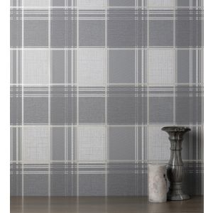 Papel pintado gaulan   de cuadros escoceses con textura en 5.23m²