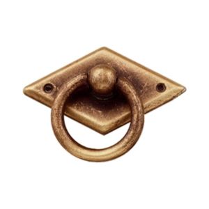 Tirador anillo 48mm bronce mate, lote de 24
