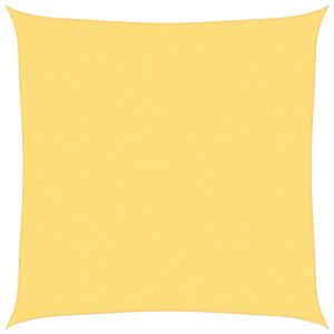 vidaXL toldo de vela hdpe beige 160 g/m² 4x4 m