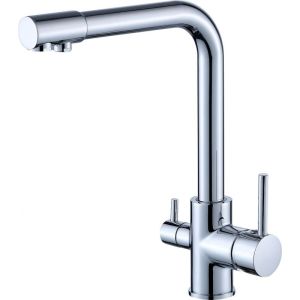 Valaz grifo de cocina osmosis 3 vías redondo cromado