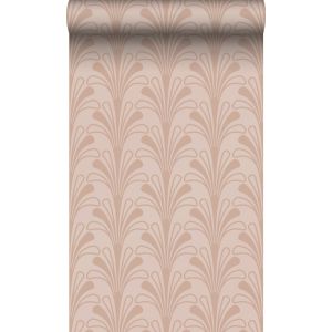 Origin papel pintado arte deco rosa terracota 50 x 900 cm
