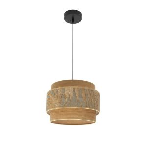 CoLGante samoa 1xE27 negro/camel regx30d