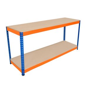 Banco de trabajo s-rax con 2 niveles  180 x 60 x 90cm
