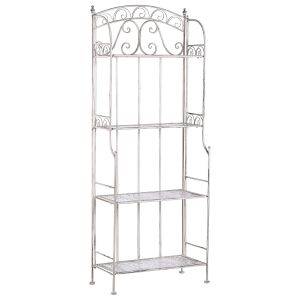 Estantería padua 61 cm 156 cm metal blanco