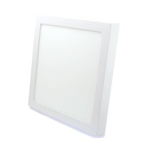 Downlight LED 24w blanco frío 6000k cuadrado superficie blanco
