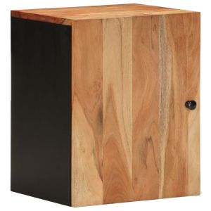 vidaXL armario de baño de pared madera maciza de acacia 38x33x48 cm