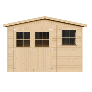 Cobertizo de madera Timbela m335+m335g, 9 m², con suelo, 226×324×316 cm