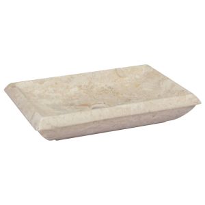 Lavabo crema mármol 50x35x10 cm es3017
