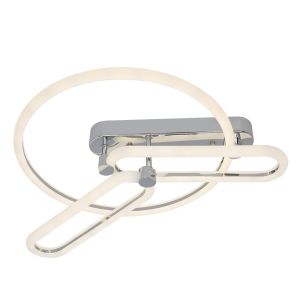 Aplique LED - adhara - cromo - 78w - mando a distancia - intensidad regulab