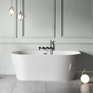 Bañera semi exenta malaga  150 cm
