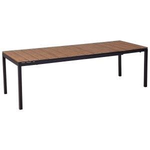 Mesa de jardín extensible tofane 198/248 cm 90 cm marrón