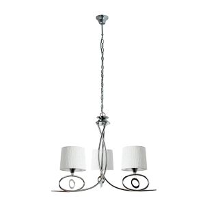 CoLGante clásico metal 3xe14 pantalla blanca