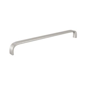 Tirador aluminio sense mini acabado efecto inox dist. 256mm.