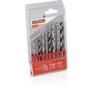 Surtido de 9 brocas mixtas