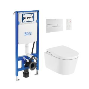 Roca duplo smart + pl7 bl mat + wc roca in-wash inspira