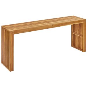 Mesa de centro de jardín bellano 150 cm 35 cm madera de acacia marrón