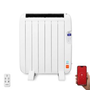 Emisor térmico de aluminio 900 W WiFi LED blanco | YOEVU