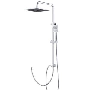 Columna de ducha - derw - max - cromado - acero inoxidable - cabezal de 10