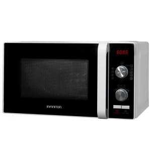 Microondas infiniton mw-f201 - blanco, 20l, 700w,pantalla LED, sin plato g