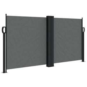 vidaXL toldo lateral retráctil gris antracita 120x1200 cm
