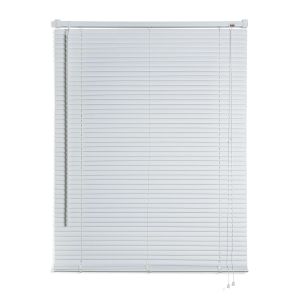 Storesdeco|persianas venecianas de vinilo con cordón blanco 105x160