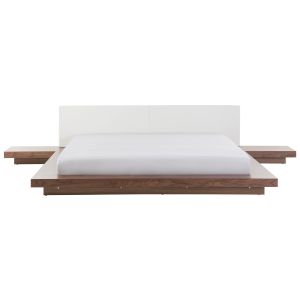 Cama zen 180 x 200 cm fresno marrón