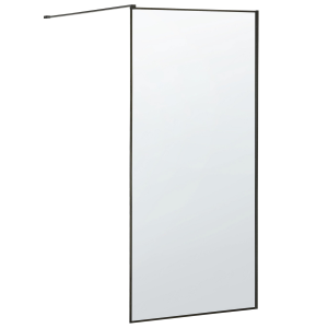 Mampara de ducha waspam ii 90 x 190 cm negro