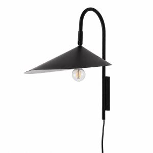 Aplique de pared minimalista nórdico, estilo medieval wabi-sabi, E27 "loto"