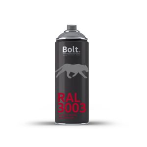 Spray bolt premium acrilico brillante ral 400 ml (ral 3003 rojo rubí)