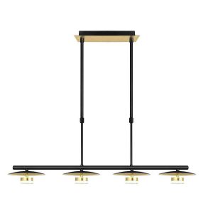 Ciudad del cabo chandelier 24w metal black