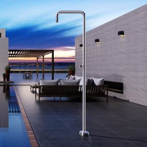 Imex - ducha piscina exterior acero s.316 acero serie utah