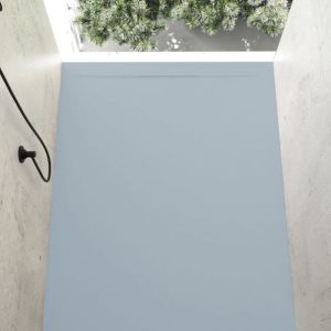 Plato de ducha resina cover ceniza  90x110cm