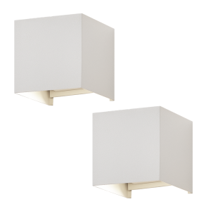 Nettlife aplique pared blanca LED 10x10