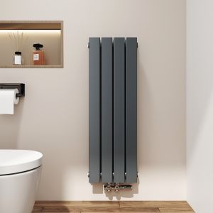 Emke radiador vertical doble capa antracita, 90x30,4 cm, 446w