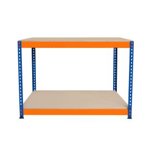 Banco de trabajo s-rax con 2 niveles  120 x 60 x 90cm