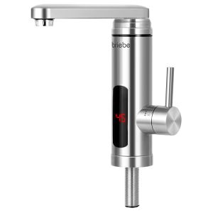 Grifo calentador agua eléctrico instantáneo briebe ih1204 acero inoxidabl