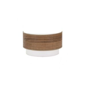 Aplique myriam 1xE27 madera oscura 17x30x16 cm
