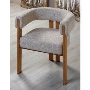 Butaca akona tela class beige 67x60x70 cms