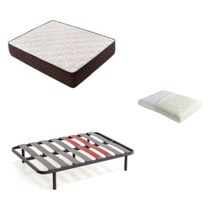 Pack colchón 105x200 y somier y almohada viscoelastica descansin