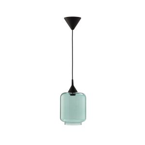 Lámpara techo vidrio soplado verde