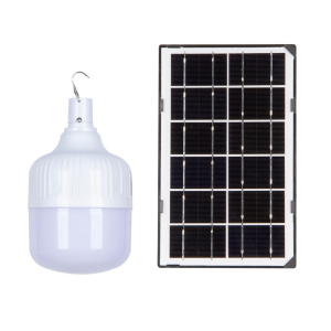 Bombilla de LED solar portatil 50w 6500k lampara solares