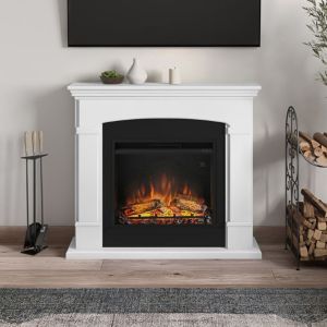 Chimenea electrica tagu helmi blanca